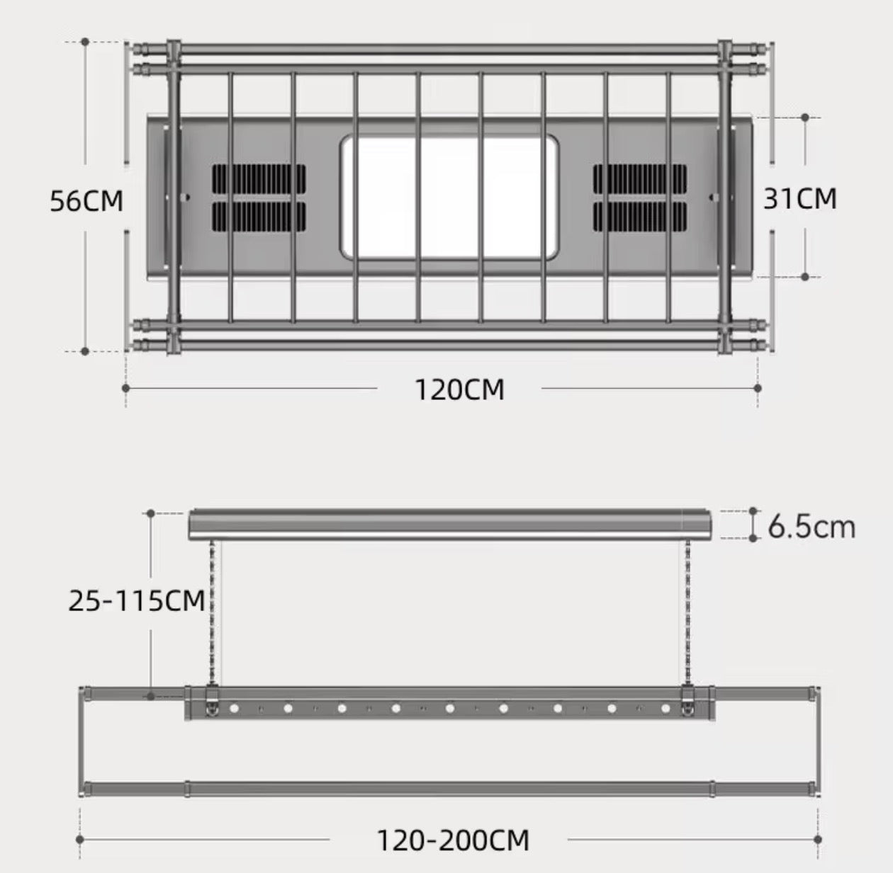 SkyLift — Smart Ceiling Drying Rack